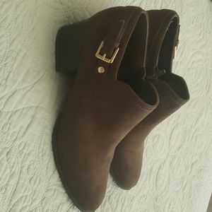 Forest green booties